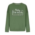 thumbnail image 4 of 2023 Chandail en Molleton de Mode pour Femmes 50 % de Rabais Liquidation Mode Décontractée Manches Longues Col Rond Imprimé Chandail en Molleton Dames Hauts Blouse, 4 of 6