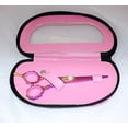 thumbnail image 2 of DreamCut Left Handed Professional Razor Scissors Titanium Coated 6" with zippered pouch, 2 of 7