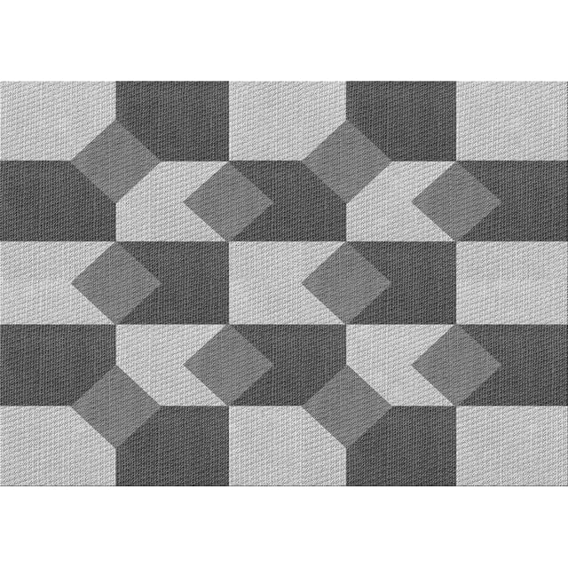 Ahgly Company Machine Washable Indoor Rectangle Transitional Silver Gray Area Rugs, 8' x 12'