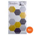 thumbnail image 2 of Truu Design Self-Adhesive Decorative Hexagon Wall Decals, 2 of 3