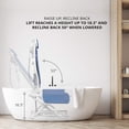 thumbnail image 7 of LiveFine Bath Tub Seat with 50° Reclining Support & Bath Lift, 7 of 7