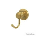 thumbnail image 2 of Allied Brass Mercury Collection Robe Hook with Groovy Accents Polished Brass, 2 of 2