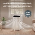 thumbnail image 4 of TCL 8,000 BTU Smart Portable Air Conditioner (White) - 3-in-1 Cooling, Fan & Dehumidifier, Auto Swing, Matter-Enabled, Quiet Operation, Sleep & Auto Modes, Compact Window Fit 20”-59” - W8P95-5, 4 of 27
