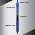 thumbnail image 3 of Pilot G2 Stylos Gel à Bille Roulante Premium Pointe Fine 0,7 mm Bleu Lot de 8, 3 of 5