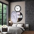 thumbnail image 4 of Multi-Functional Wall-Mounted Diversion Safe with Silent Clock | Independent Compartments & Secure Pockets | Hidden Storage for Money & Valuables | Home Office Safe | Perfect New Year Gift, 4 of 14