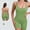 Suit-459Green, variant on Gamivast Yoga Rompers for Women One Piece Scoop Neck Top & Shorts Jumpsuit Workout Bodysuit Stretchy Activewear Gym Unitard Summer Sporty Outfits