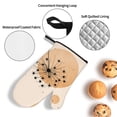 thumbnail image 4 of ZICANCN Oven Mitts and Pot Holders Sets,Boho Dandelion Flower Baking Sets Kitchen Heat Resistant 4 Pieces, 4 of 8