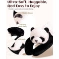 thumbnail image 6 of Weighted Stuffed Animal – Panda, Sloth, Bear, Koala, Raccoon & Dinosaur Plushie with Extra-Long Hugging Arms, Soft Huggable Stuffed Animal for Comfort (Panda, 25.6"), 6 of 8