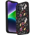 thumbnail image 1 of Compatible with iPhone 14 Pro Phone Case, Magical-black-cats-Witchy-Skulls-4 Case Silicone Protective for Teen Girl Boy Case for iPhone 14 Pro, 1 of 1
