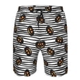 thumbnail image 3 of Balery Haloween Pumpkins Traje de Baño Estilo Hawaiano para Hombre, Shorts de Secado Rápido con Bolsillos-Small, 3 of 6