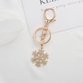 thumbnail image 4 of PVCS Fashion Simple Snowflake Hollow Keychain Men and Women Jewelry, 4 of 4