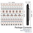 thumbnail image 2 of Large Square Boho Mahjong Mat 31.5 Inches, Anti-Slip Noise Reducing Rubber Pad for Tabletop Games, Multi-Functional Mat for Cards Tiles and Family Board Games, 2 of 7