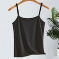 thumbnail image 5 of Women's Plus Slim Fit Scoop Neck Camisole Tank Tops Adjustable Spaghetti Strap Solid Sleeveless Shirts, Basic Casual Summer Everyday Wear Layering Undershirt 2026, 5 of 5