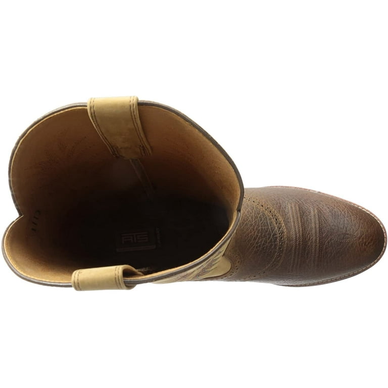 10002247 Ariat Men's Heritage Crepe Western Boots - Brown - Walmart.com