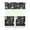 White-154, variant on Gothic Celestial Kitchen Curtains Set with Moon and Stars 3-Piece Tier and Valance Set Rod Pocket Mystical Dark Aesthetic Curtains for Astral Window Decor