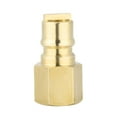 thumbnail image 3 of Brass 3/8 Inch Quick Gas Propane Quick Regulator Connector Kit Shutoff Connector for Outdoor Picnic BBQ Accessories (Golden), 3 of 5