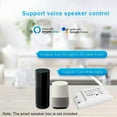 thumbnail image 2 of Leyfeng WiFi and BT Smart Switch 10A 2200W Dual-mode On/Off Device Voice Tuya APP Remote Control Timing Switch Smart Home Voice Control for Electric Appliances Universal Smart Home Automation Module, 2 of 8