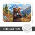thumbnail image 2 of Sikiie Snowy Mountain Photography Bear Print Flannel Anti-slip Floor Mat 16x24in, Thickened Dustproof Entrance Door Mat Floor Mat for Kitchen, Bathroom, Laundry Room, 2 of 7