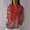Red, variant on Endives Womens Linen Shirts Long Sleeve Blouse Casual V Neck Tops Summer Work Blouses Daily Outfit