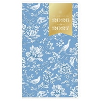 2026-2027 Blue Sky Day Designer Cosmia Blue 6.125" x 3.625" Monthly Personal Organizer Plastic Cover