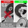 thumbnail image 2 of M14mm Self-locking Angle Grinder Pressure Plate 125 150 180 230 Accessories Quick Release Nut, 2 of 5