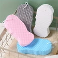 thumbnail image 5 of CUITING 1pc  Hanging Bath Sponge  Dual-Sided 3D Fish Scale Pattern  Exfoliating Massage Shower Sponge  Soft Foam Body Scrubber  Bathroom Accessories  Skin Care Bathing Tool  Easy To Clean, 5 of 5