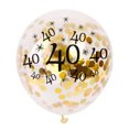 thumbnail image 3 of Fiudx Artículos en oferta con ofertas flash 5 globos llenos de confeti para decoración de fiestas de bodas, de 30, 40 y 50 años, 3 of 3