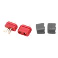 thumbnail image 1 of LYUMO RC Accessories,T Plug Connectors Deans Style Universal RC Battery Motor Connectors With Anti Slip Lids For RC Car Boat Airplane Models,T Connector, 1 of 8