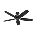 thumbnail image 1 of Ventilador de techo Hunter Builder Elite 132 cm negro mate, 1 of 9