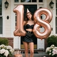 thumbnail image 4 of Rose Gold Number 8 Balloon Foil Mylar Number 8th Birthday 40 Inch Big Giant Helium Number for 18 28 Birthday Decor,Boys Girl Party Supplies & 80 Anniversary Events, 4 of 17