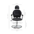 thumbnail image 3 of Silla para Peluquería TOPLIVING Alta Comodidad Reclinable con descansapies, 3 of 10