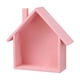 thumbnail image 2 of Estante de Pared con Forma de Casita para Paredes de Madera Maciza, Ideal para Habitación Infantil, Guardería, Comedor, Estantería Decorativa de Madera, Expositor Decorativo., 2 of 6