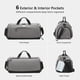thumbnail image 5 of Bolsa de gimnasio unisex con diseño superior, compartimento para zapatos y bolsillo húmedo, 5 of 8