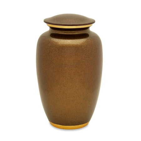 Antique Gold Urn - Urnsdirect2u Golden Memories Adult Cremation Urn, 220 cubic inches