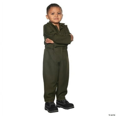 Underwraps UR27700T Horror Jumpsuit Costume , Khaki - Toddler 2-4T
