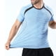 thumbnail image 1 of pstuiky Mangas cortas para hombre, Camiseta deportiva informal de cuello redondo y color liso para hombre, lavada y desgastada ropa de hombre xl, 1 of 9