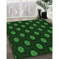 thumbnail image 3 of Ahgly Company Machine Washable Indoor Square Transitional Green Area Rugs, 7' Square, 3 of 7