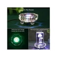 thumbnail image 3 of Zoogamo Crystal 7 Led Light Multicolor Illuminated Display Base – 3.5” Color Changing Stand with Mirror Plate for Glass Art, 3 of 5