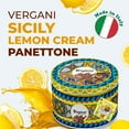 thumbnail image 4 of Vergani Sicily Lemon Cream Panettone, Pack of 2 -Traditional Italian Holiday Cake with Lemon Cream Filling, Premium Gift-Boxed Dessert, Wholesale, 4 of 8