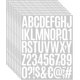 thumbnail image 1 of 10 Sheets 500 Pcs Vinyl Letter Stickers, 2 inch Self-Adhesive Alphabet Numbers Stickers Waterproof Mailbox Numbers Sticker letters for Mailbox,Window, 1 of 4