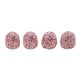 thumbnail image 1 of 4pcs 15mm Bling Valve Caps, Universal Car Motorcycle Tire Decoration, Pink, 1 of 4