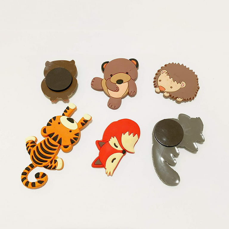 Fridge Magnets Zoo Animal Magnetic Toys Toddler Souvenir Refrigerator  Magnets Home Decor Magnetic Stickers,10PCS Fridge Magnets for Toddlers