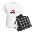 thumbnail image 4 of CafePress - Bride To Be Women's Light Pajamas - Women's Short Sleeve Print T-Shirt and Pants Light Cotton Pajama Set, 4 of 7