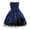 Blue, variant on XEGLSBU Girls Dresses Size 6X Sparkly Girls Sleeveless Dress Tiered Gown with Fishtail Hem for Summer Performance Party Blue Size 3-4 Years