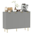 thumbnail image 1 of HOMCOM Sideboard Buffet Cabinet w/ Adjustable Shelves, Grey, 1 of 10