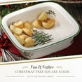 thumbnail image 2 of Spode Christmas Tree 10" Square Baker - Porcelain Baking Dish for Lasagna, Casserole, Holiday Desserts - Oven to Table Bakeware & Dishwasher Safe - Festive Holiday Serveware for Christmas Table, 2 of 7