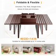 thumbnail image 4 of Mesa de Reposabrazos para Sofá Bestjing con Porta Vasos Plegable de Bambú, 4 of 9