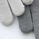 thumbnail image 4 of Guardurnaity 1 par de guantes de punto elásticos transpirables para hombres y mujeres, guantes cálidos portátiles para deportes de ciclismo para guantes y mitones gris claro, 4 of 6