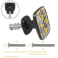 thumbnail image 2 of 4 Pcs Cabinet Handle Drawer Pulls Elephant Knobs with Screws Square Furniture Office Cabinet Knob Decoration, 2 of 5