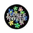 thumbnail image 2 of Daisy Flower Power Patch 60s Hippie Peace Badge Embroidered Iron On Applique, 2 of 3